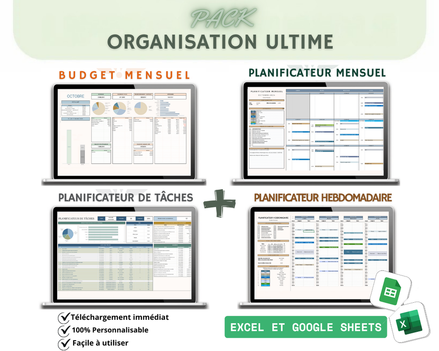 Pack Organisation ultime